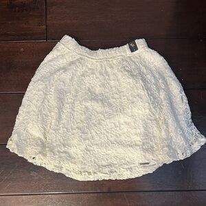 Abercrombie & Fitch Ivory Lace Skater Skirt Women’s Small